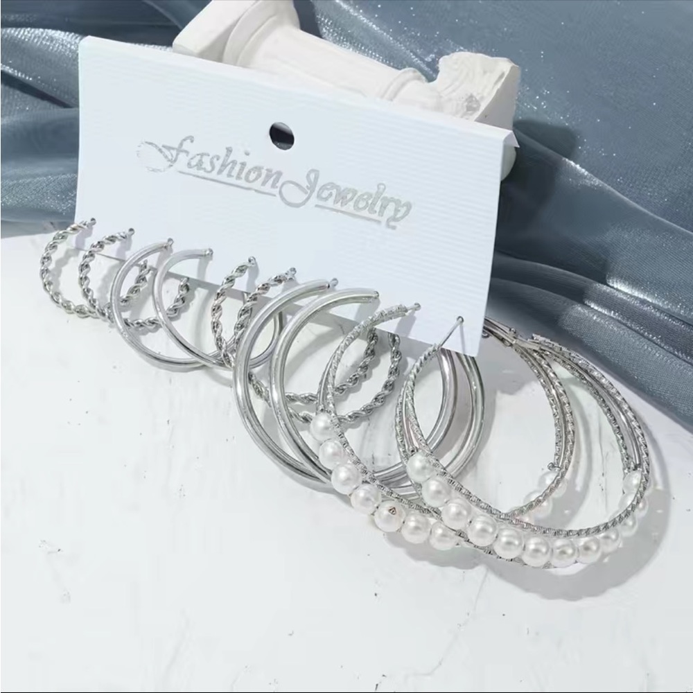 Silver Variety Pack Earrings - Picture 2 of 2
